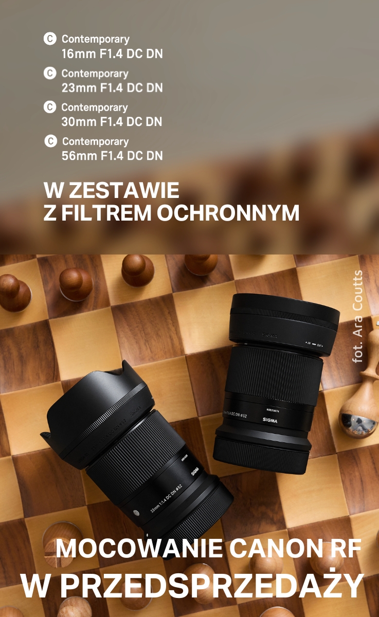 Nowe obiektywy z mocowaniem Canon RF