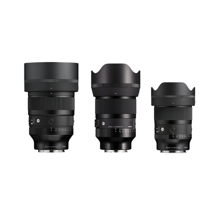 SIGMA Art F1.2 – zestaw 35 + 50 + 85 mm – L-Mount