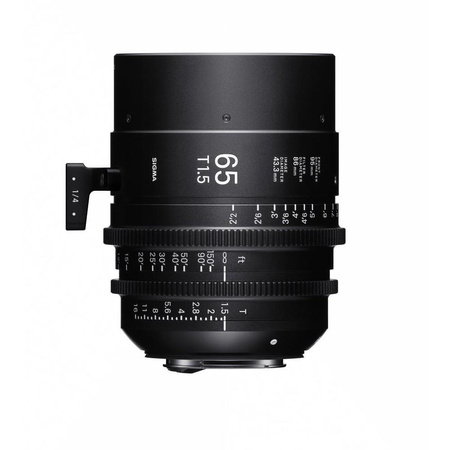 Obiektyw filmowy SIGMA CINE 65 mm T1.5 I Metric Sony-E