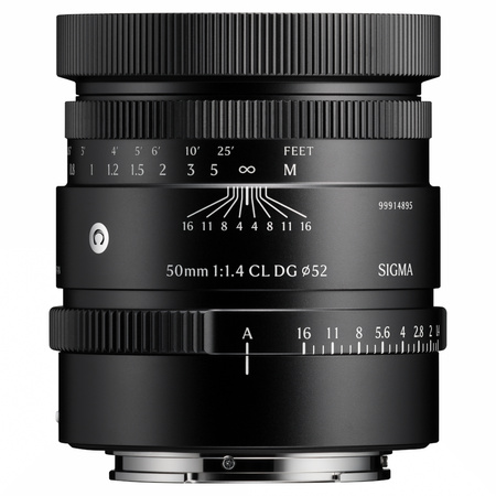 Obiektyw SIGMA 50 mm F1.4 CL DG | Contemporary Sony E (czarny)
