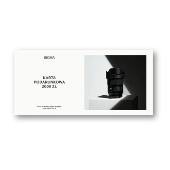 Karta podarunkowa SIGMA 2000zł