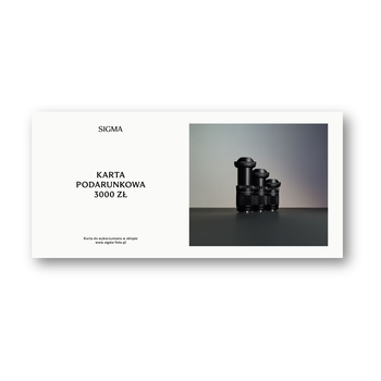Karta podarunkowa SIGMA 3000zł