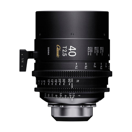 Obiektyw filmowe SIGMA CINE 40 mm T2.5 AP2 Classic I Metric PL i/Technology