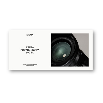 Karta podarunkowa SIGMA 500zł