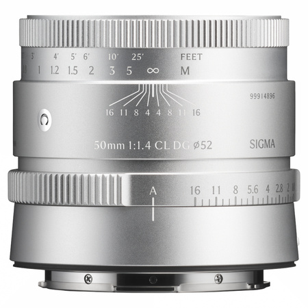 Obiektyw SIGMA 50 mm F1.4 CL DG | Contemporary L-mount (srebrny)