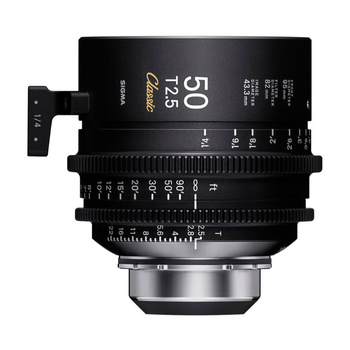 Obiektyw Filmowy SIGMA CINE Classic 50 mm T2.5 Metric I PL i/Technology