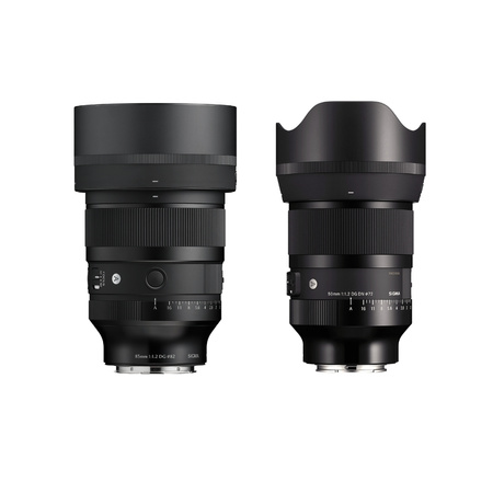 SIGMA Art F1.2 – zestaw 50 + 85 mm – L-Mount