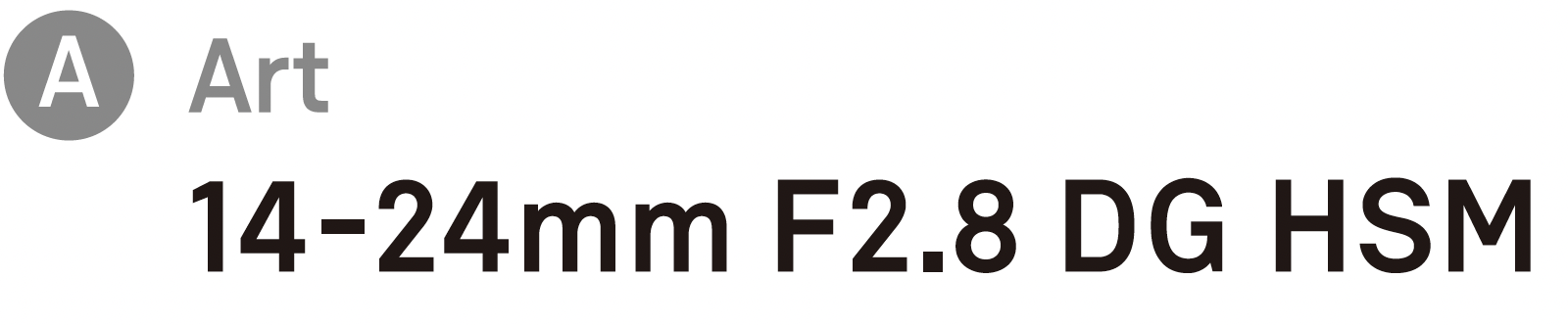 14-24mm F2.8 DG HSM